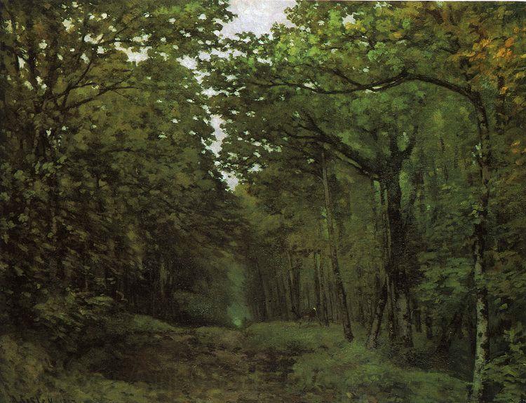 Alfred Sisley Avenue of Chestnut Trees Norge oil painting art
